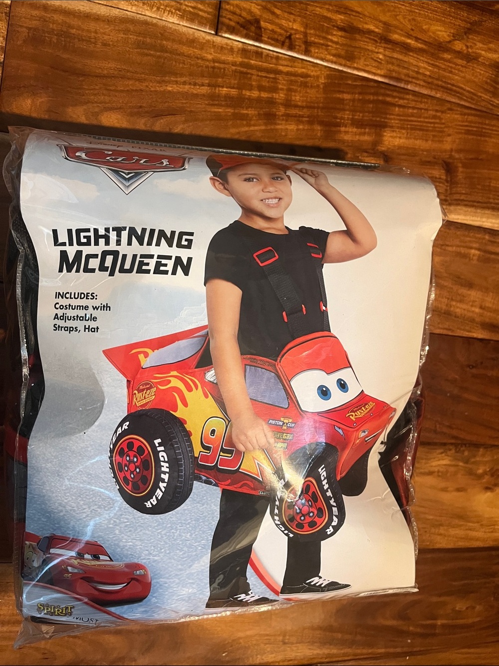 Disney Lightning McQueen Red and Black Kids Costume